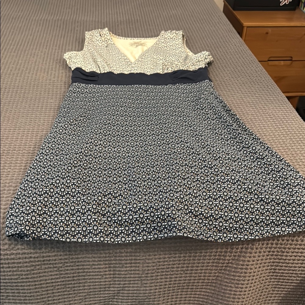 Patagonia Blue and White Patterned Dress